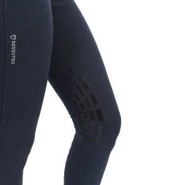 Pantalón de mujer Selene con grip en las rodillas de algodón elástico Equestro Pantalón de mujer Selene con grip en las rodillas de algodón elástico Equestro