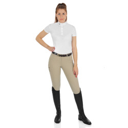 Pantalón mujer Race de algodón elástico Equestro Pantalón mujer Race de algodón elástico Equestro