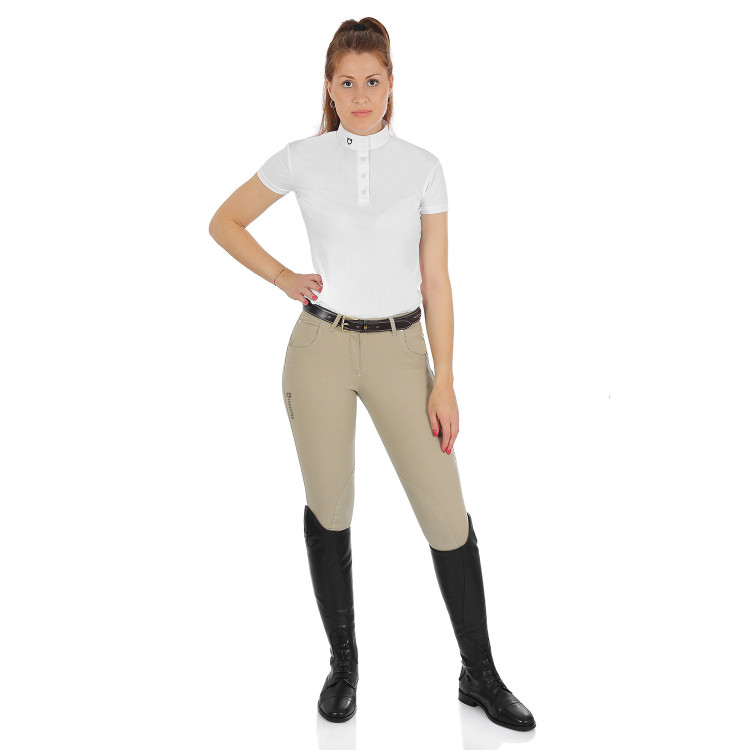 Pantalón mujer Race de algodón elástico Equestro Pantalón mujer Race de algodón elástico Equestro