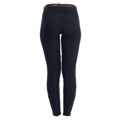 Pantalón de mujer Demetra en algodón elástico Equestro Pantalón de mujer Demetra en algodón elástico Equestro