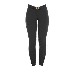 Pantalón de mujer con grip en las rodillas en tejido técnico Clio Equestro