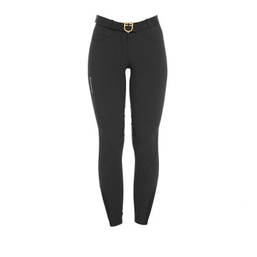 Pantalón de mujer con grip en las rodillas en tejido técnico Clio Equestro