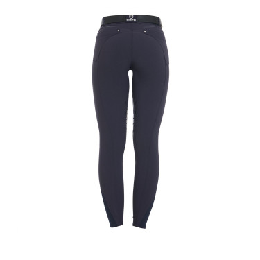 Pantalón de mujer con grip en las rodillas en tejido técnico Clio Equestro Pantalón de mujer con grip en las rodillas en tejido técnico Clio Equestro