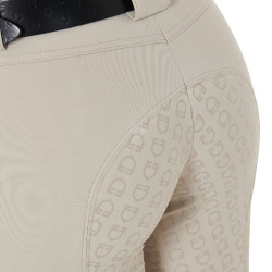 Pantalón de mujer con grip integral Aria en tejido técnico Equestro Oxford tostado Rosa