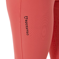 Pantalón de mujer con grip integral Aria en tejido técnico Equestro Rojo amapola