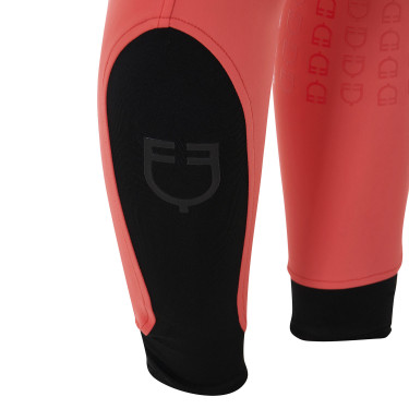 Pantalón de mujer con grip integral Aria en tejido técnico Equestro Rojo amapola