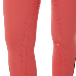 Pantalón de mujer con grip integral Aria en tejido técnico Equestro Rojo amapola