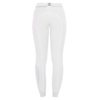 Pantalón de mujer con grip integral Aria en tejido técnico Equestro Oxford tostado Rosa