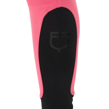 Pantalón de mujer con grip integral Aria en tejido técnico Equestro Madreselva Rosa