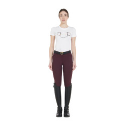 Pantalón de verano para mujer Zenda Light Equestro Ciruela Violeta