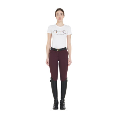 Pantalón de verano para mujer Zenda Light Equestro Ciruela Violeta