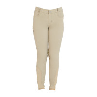 Pantalón infantil de tejido técnico Equestro Incienso Beige