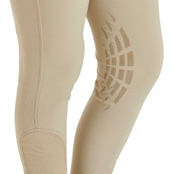 Pantalón infantil de tejido técnico Equestro Incienso Beige