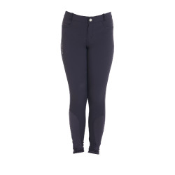 Pantalón infantil de tejido técnico Equestro Marino Azul marino