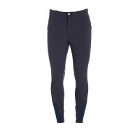 Pantalón con grip en las rodillas para hombre de tejido técnico Equestro Marino