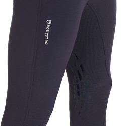 Pantalón con grip en las rodillas para hombre de tejido técnico Equestro Pantalón con grip en las rodillas para hombre de tejido técnico Equestro