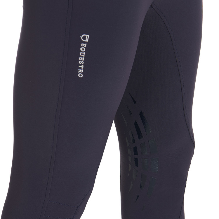 Pantalón con grip en las rodillas para hombre de tejido técnico Equestro Pantalón con grip en las rodillas para hombre de tejido técnico Equestro