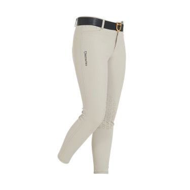 Pantalón ajustado infantil Amani Equestro Espuma de marea Beige