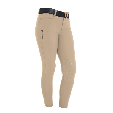Pantalón ajustado infantil Amani Equestro Incienso Beige
