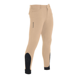 Pantalón ajustado con grip para hombre con logo Caspar Equestro Incienso Beige