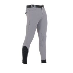 Pantalón ajustado con grip para hombre con logo Caspar Equestro Gris escarchado