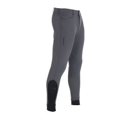 Pantalón ajustado con grip para hombre con logo Caspar Equestro Asfalto Gris