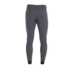 Pantalón ajustado con grip para hombre con logo Caspar Equestro Asfalto Gris