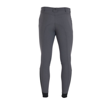 Pantalón ajustado con grip para hombre con logo Caspar Equestro Asfalto Gris