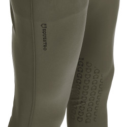 Pantalón ajustado con grip para hombre con logo Caspar Equestro Verde militar Azul