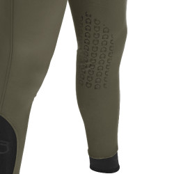 Pantalón ajustado con grip para hombre con logo Caspar Equestro Verde militar Azul