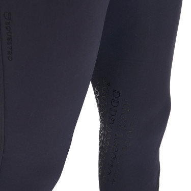 Pantalón ajustado con grip para hombre con logo Caspar Equestro Marino Azul marino