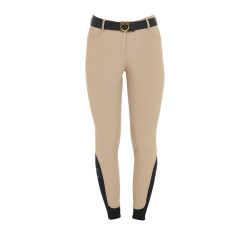 Pantalón ajustado con grip para mujer con logo Zenda Equestro