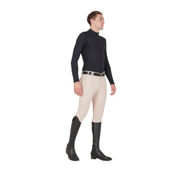 Pantalón ajustado con grip integral para hombre Aria Equestro Dólar sable Blanco