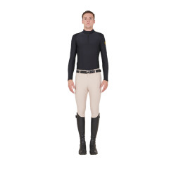 Pantalón ajustado con grip integral para hombre Aria Equestro Dólar sable Blanco