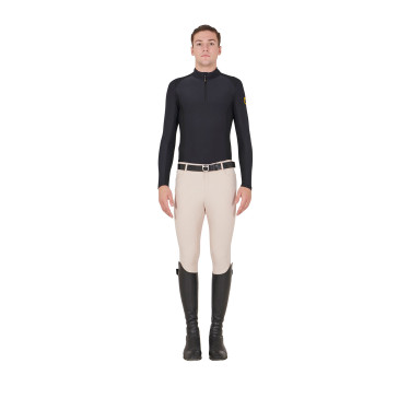 Pantalón ajustado con grip integral para hombre Aria Equestro Dólar sable Blanco