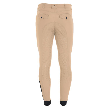 Pantalón ajustado con grip integral para hombre Aria Equestro Incienso Beige Pantalón ajustado con grip integral para hombre Aria Equestro Incienso Beige
