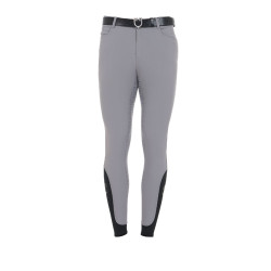 Pantalón ajustado con grip integral para hombre Aria Equestro Gris escarchado