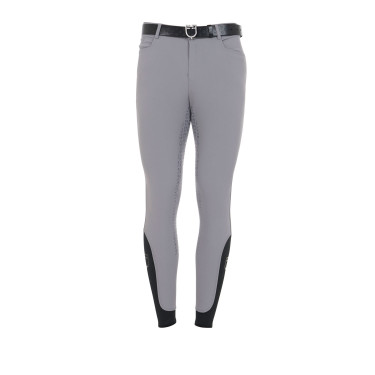 Pantalón ajustado con grip integral para hombre Aria Equestro Gris escarchado