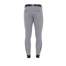 Pantalón ajustado con grip integral para hombre Aria Equestro Gris escarchado