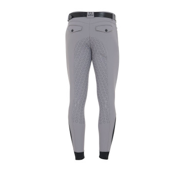Pantalón ajustado con grip integral para hombre Aria Equestro Gris escarchado