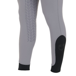 Pantalón ajustado con grip integral para hombre Aria Equestro Gris escarchado