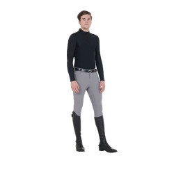 Pantalón ajustado con grip integral para hombre Aria Equestro Gris escarchado