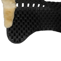 Amortiguador Piuma gel oveja Acavallo Lana ecológica natural Negro