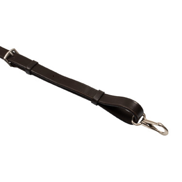 Martingala de cuero con pespuntes en contraste Equestro Marrón oscuro Marrón Martingala de cuero con pespuntes en contraste Equestro Marrón oscuro Marrón