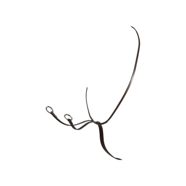 Martingala con collar de cuero Equestro Marrón oscuro Marrón Martingala con collar de cuero Equestro Marrón oscuro Marrón