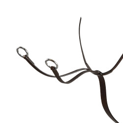 Martingala con collar de cuero Equestro Marrón oscuro Marrón Martingala con collar de cuero Equestro Marrón oscuro Marrón