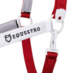 Licol en nylon Flaggy Equestro Azúl marino / blanco / rojo Licol en nylon Flaggy Equestro Azúl marino / blanco / rojo