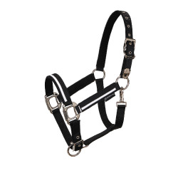 Licol en nylon White Trim Equestro Negro / negro