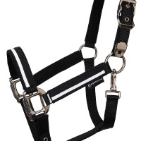 Licol en nylon White Trim Equestro Negro / negro