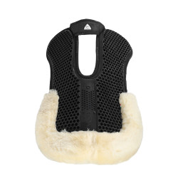Amortisseur gel hexagonal mouton Acavallo Negro / natural